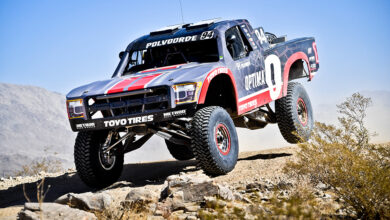 Truck competing in King of the Hammers