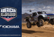 Yokohama AORC partnership Dave Mason action shot