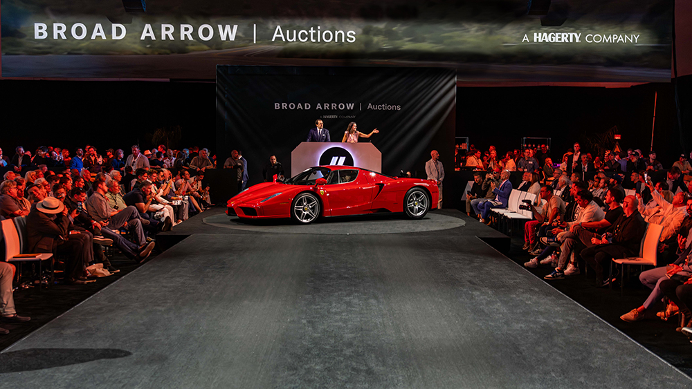 2003 Ferrari Enzo on the block at Broad Arrow’s 2024 Monterey Auction