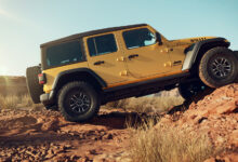 2026 Jeep Wrangler Willys 392 parked on rocks