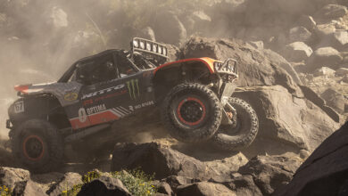Vehicle competing i the Race of Kigs at King of the Hammers.