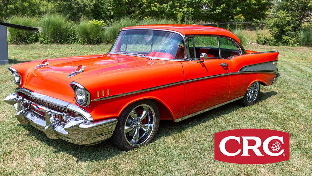 Red hydrogen-powered ‘57 Chevrolet Bel Air