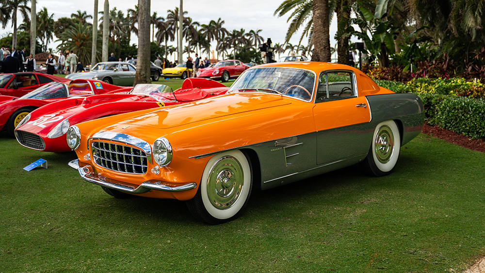 Vintage Ferraris at the Palm Beach Cavallino Classic.
