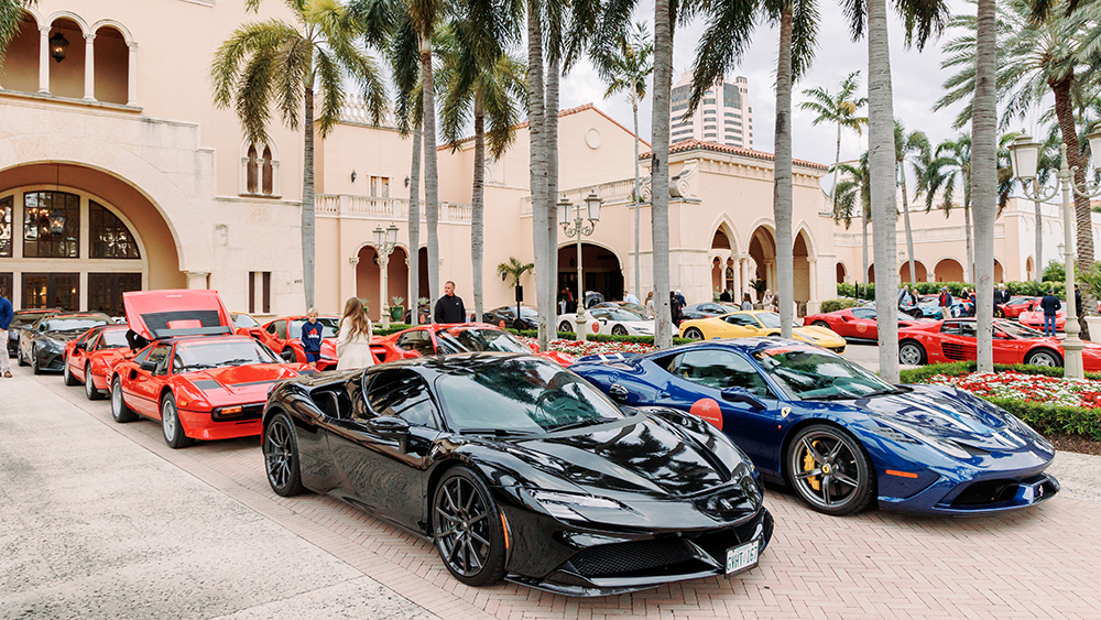 Ferraris at Palm Beach Cavallino Classic