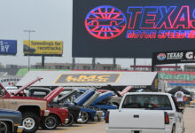 Trucks on display at Goodguys 14th LMC Truck Spring Lone Star Nationals