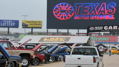 Trucks on display at Goodguys 14th LMC Truck Spring Lone Star Nationals