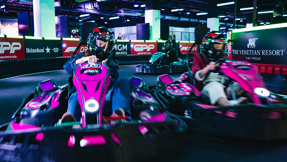 Karting at the Grand Prix Plaza