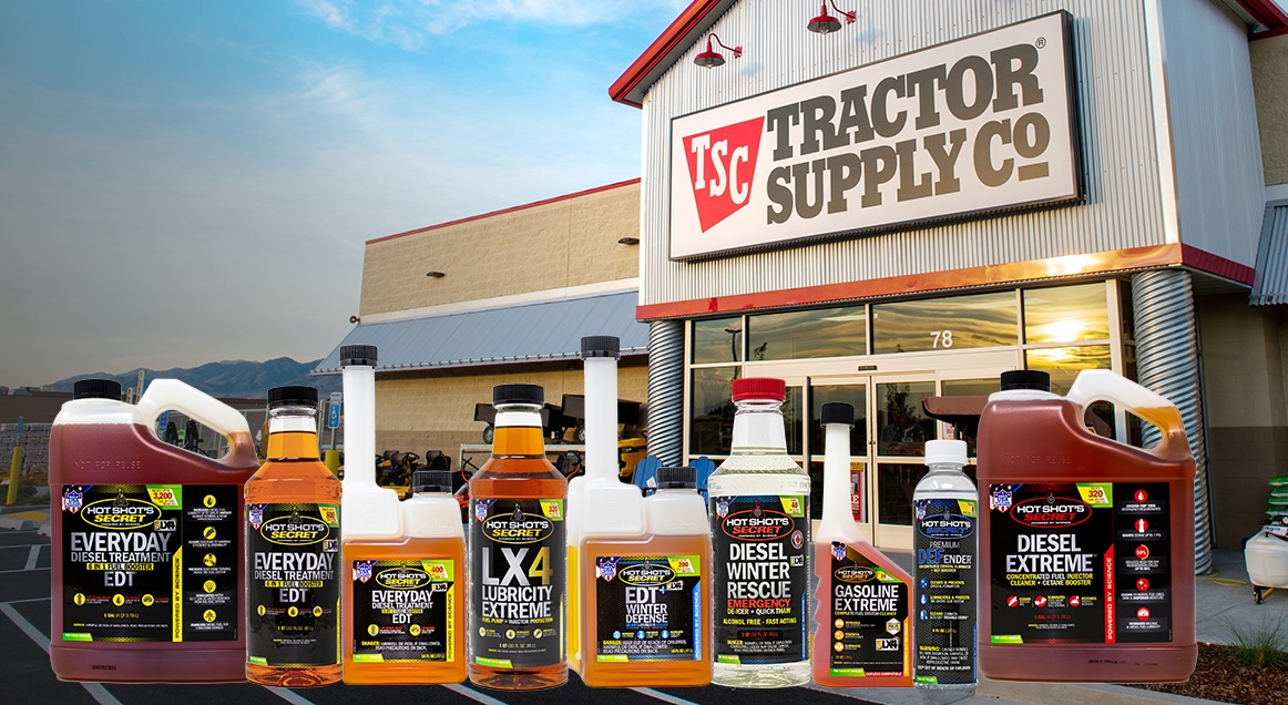 hot shot's secret lubrication products available at tractor supply co