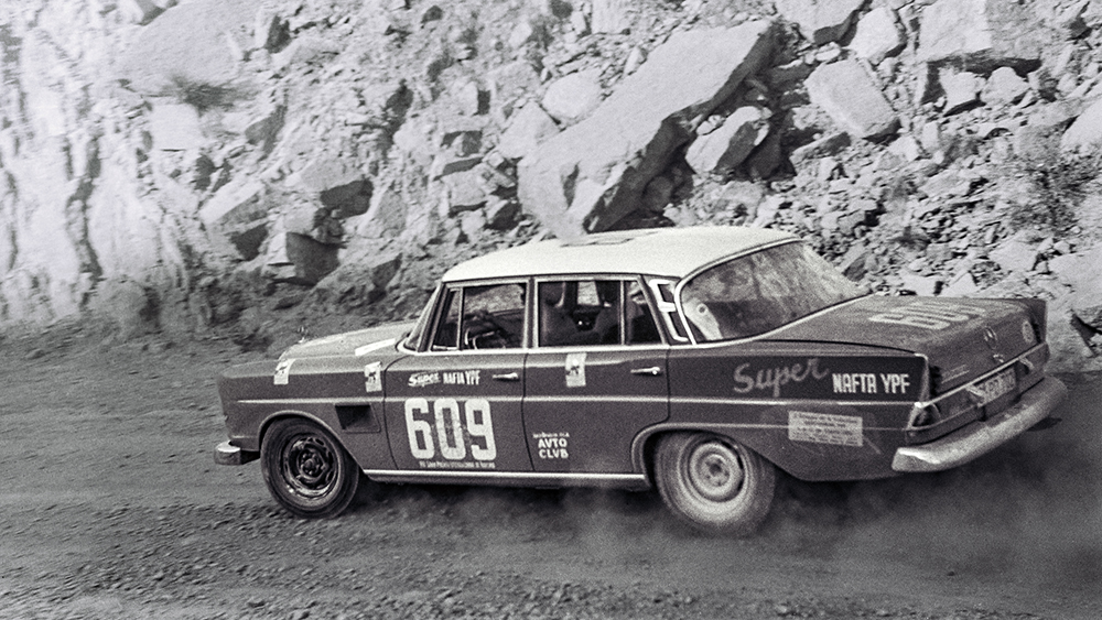 Mercedes-Benz 300 SE “Fintail” rally car (W 112)