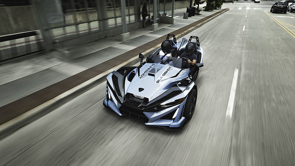 Polaris Slingshot New Signature Edition on road