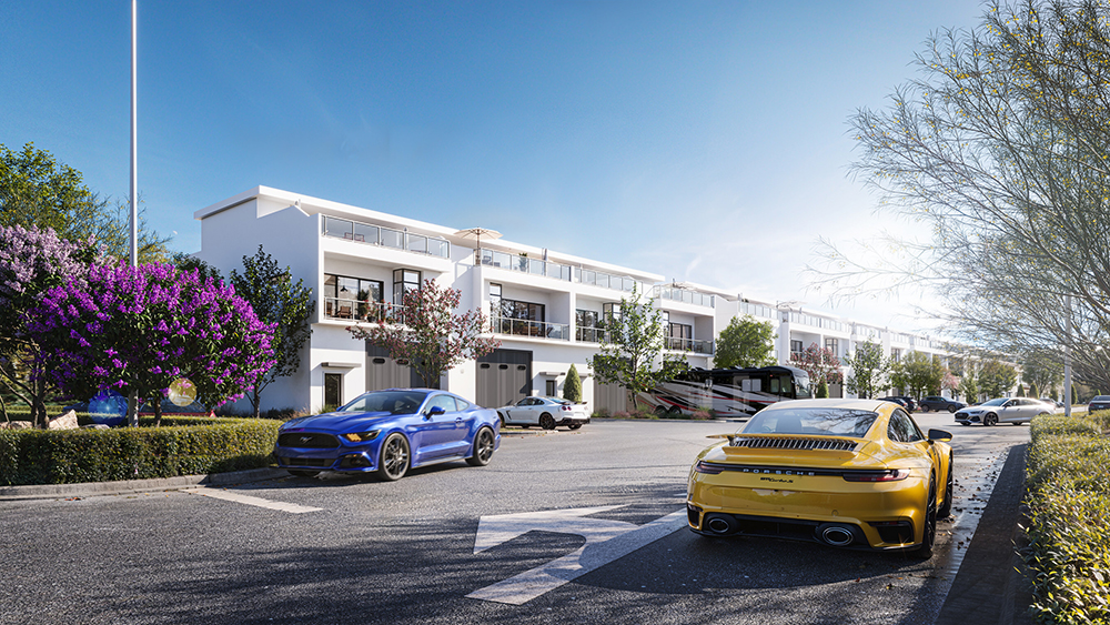 Sebring Luxury Townhomes and Sebring Motor Garages