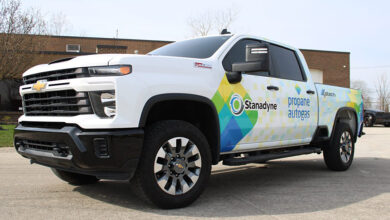 Truck with Stanadyne log