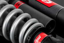 Closeup of Eibach springs