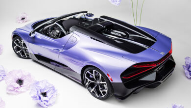 W16 Mistral “Caroline” rendering show from rear