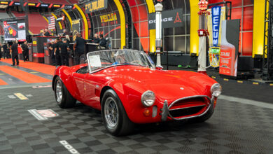Red 1966 Shelby 427 Cobra Roadster on the block