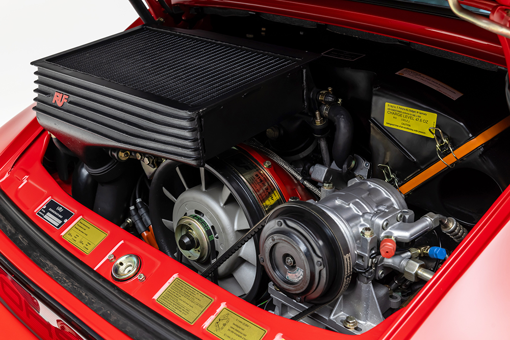 1985 Porsche 911 Carrera Targa RUF BTR III engine