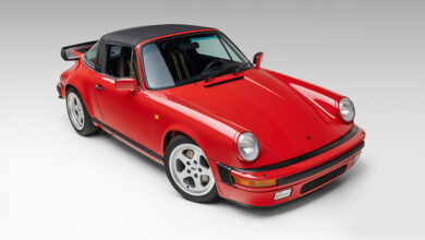 1985 Porsche 911 Carrera Targa RUF BTR III from front