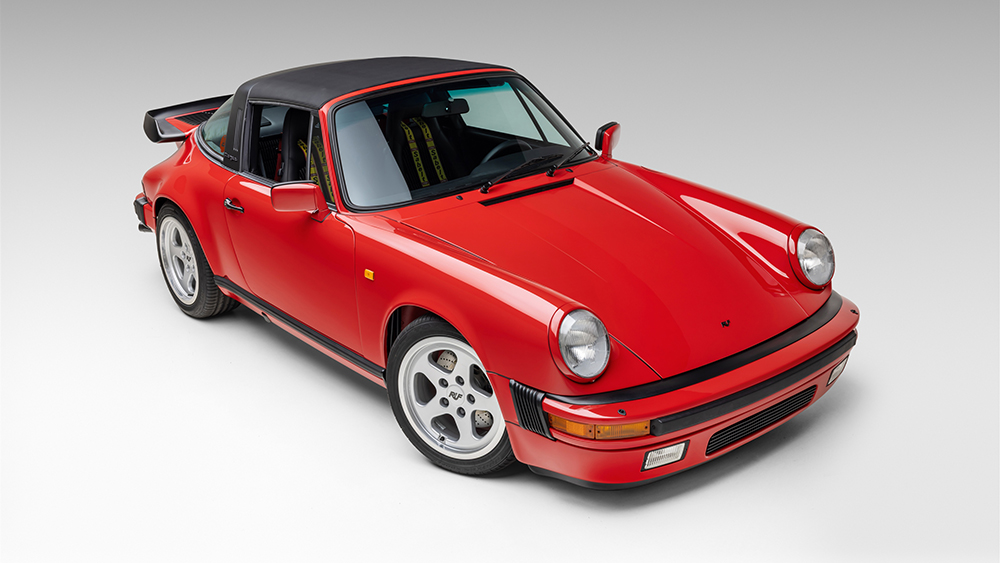 1985 Porsche 911 Carrera Targa RUF BTR III from front