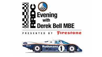 2026 RRDC Evening With Derek Bell MBE Event Logo