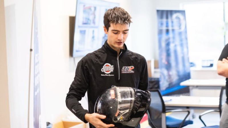 Charlie Baur, a Northwood University student from Fenton, Michigan