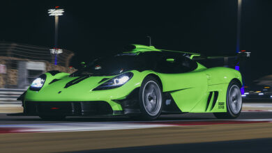 GMA T.50s at the Bahrain International Circuit