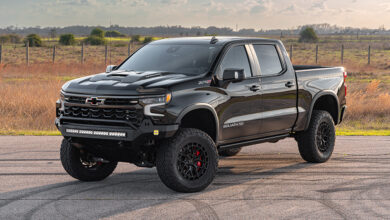 Hennessey Chevrolet Silverado GOLIATH 700 ZR2 parked on gravel road