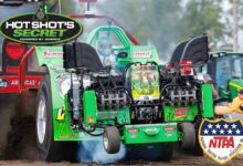 Steve Bunnage Motorsports’ “Takes A Lickin” modified tractor on track