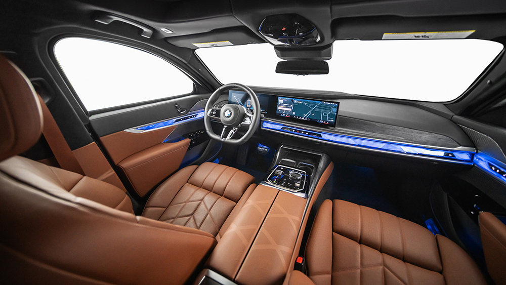 Interior of INKAS Armored BMW 7 Series