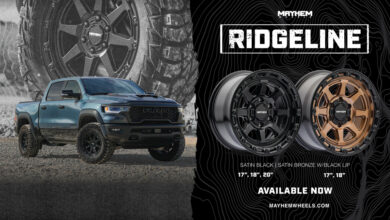 Photo of Ram truck and two wheels.