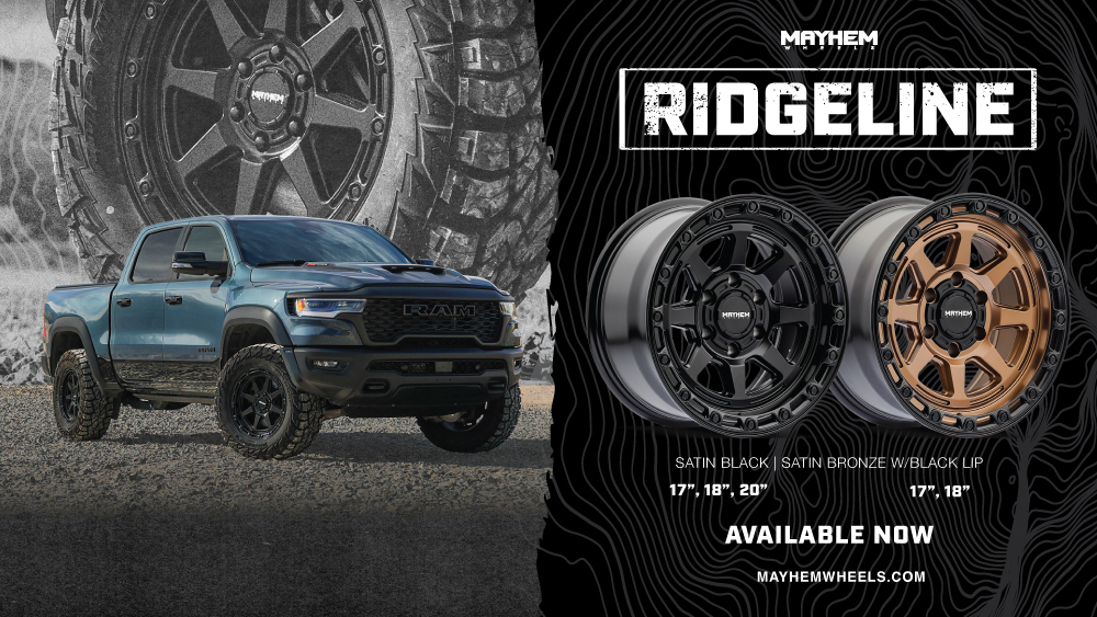 Photo of Ram truck and two wheels.