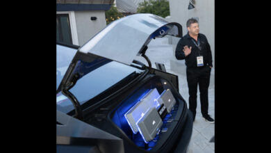 Open car truck with Modus amps