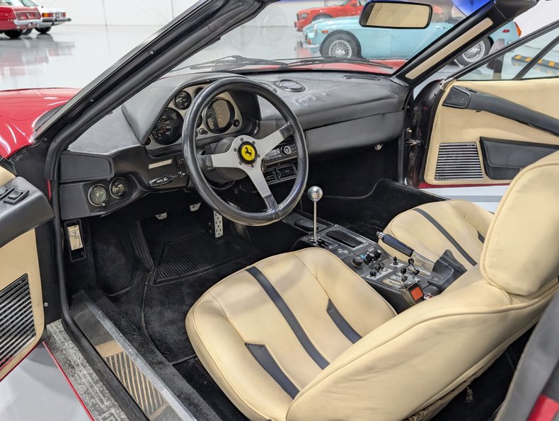 Rosso Corsa 1979 Ferrari 308 GTS Targa Interior