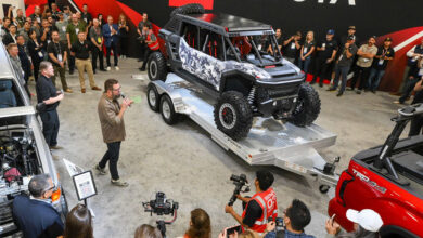 Side-by-Side on display at the SEMA Show