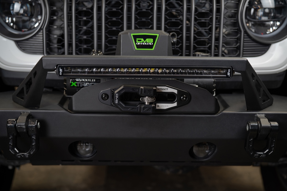 winches dv8 jeep installed front view