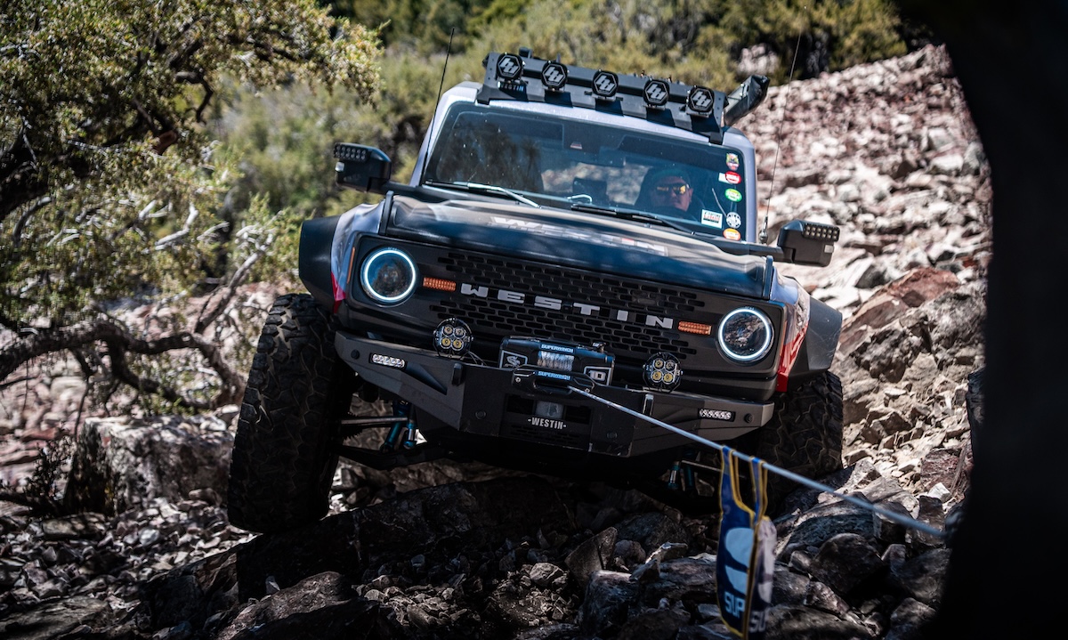 winches westin superwinch bronco winching uphill