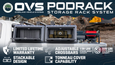 The Pod Rack Storage System from Overland Vehicle Systems
