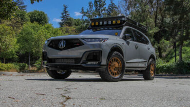 2026 Acura MDX Type S Overland Concept from low angle