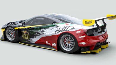 meguairs tj hunt formula drift ferrari special livery