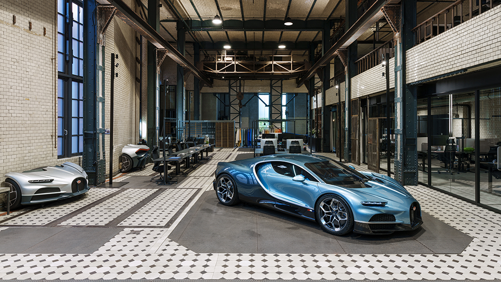 BUGATTI Tourbillon BTS in showroom