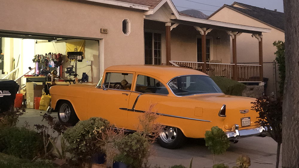 Ben Johnson’s 1955 Chevrolet Delray before the fire