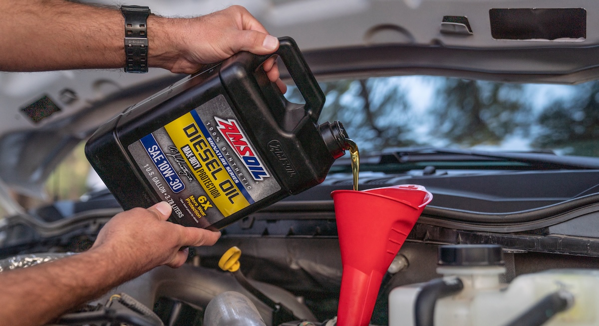 diesel performance amsoil oil pour