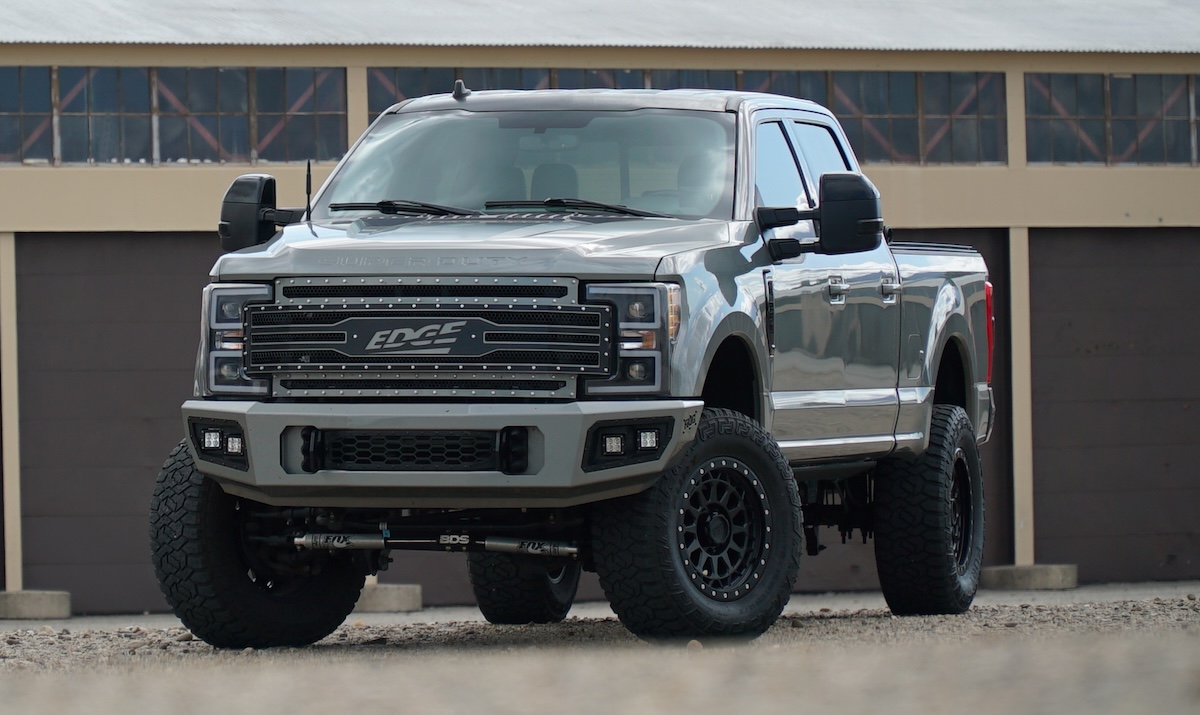 diesel performance edge truck front quarter gray