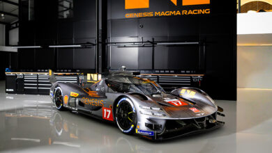 GMR-001 Hypercar parked inside