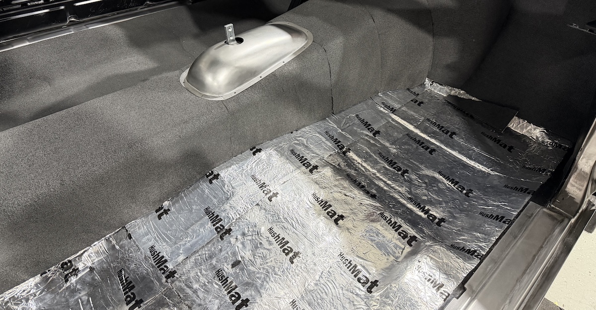 heat & sound control hushmat floorboard covering