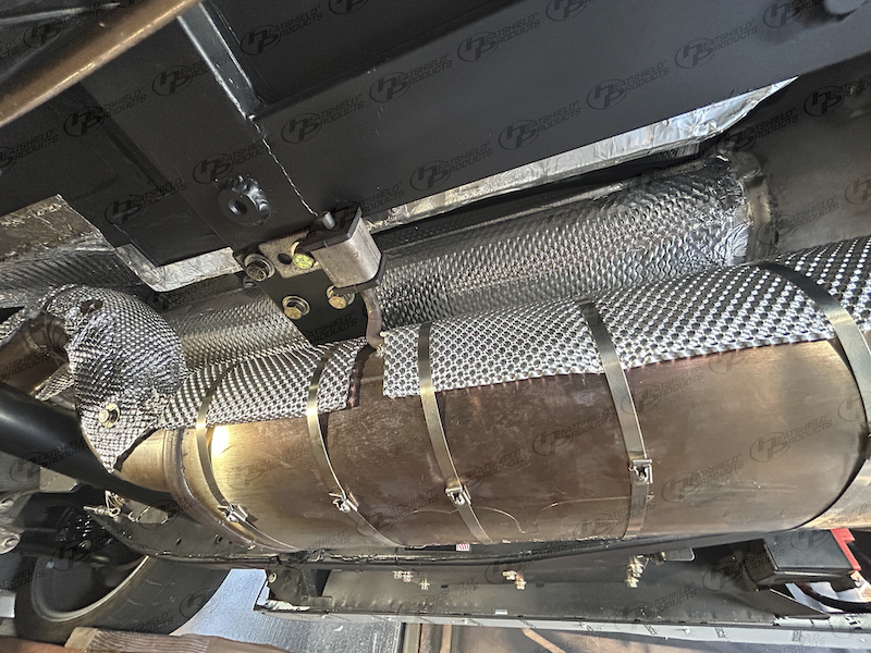 heat & sound control heatshield undercar shielding