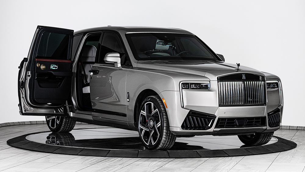 INKAS armored Rolls-Royce Cullinan Series II on white background