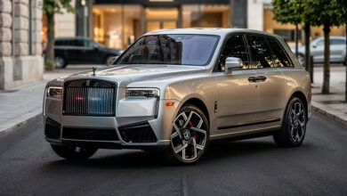INKAS armored Rolls-Royce Cullinan Series II parked on city street