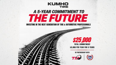 Kumho Pledges to TIA scholarship grapic