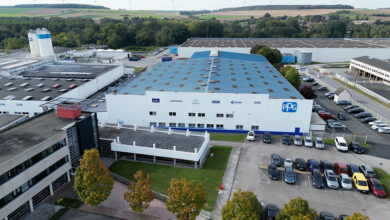 Aerial view of PPG Moreuil plant