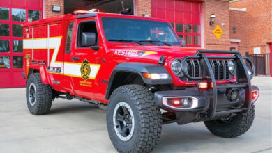 Morgan Olson Kestrel work truck for first responders